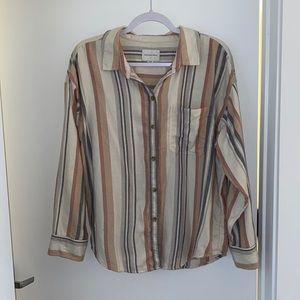 Striped American Eagle Flannel